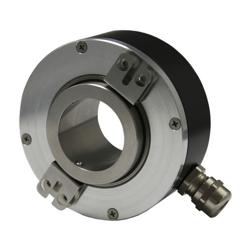 Inkrementaler Drehgeber - IH760 - W+S Meßsysteme GmbH - Hohlwelle / RS-422 / Aluminium