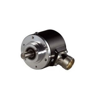 Inkrementaler Drehgeber - IS581 - W+S Meßsysteme GmbH - mit Vollwelle / Synchroflansch / RS-422