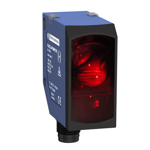 Optoelektronischer Sensor / Einweg - XUK2LAKSMM12T - Telemecanique Sensors - mit Hintergrundausblendung / rechteckig / Laser
