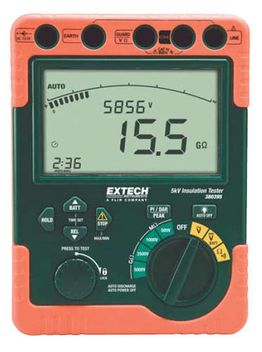Isolationstester - 380395 - Extech - Batterie