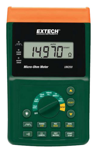 Digitales Mikroohmmeter - UM200   - Extech - tragbar / 4-Leiter