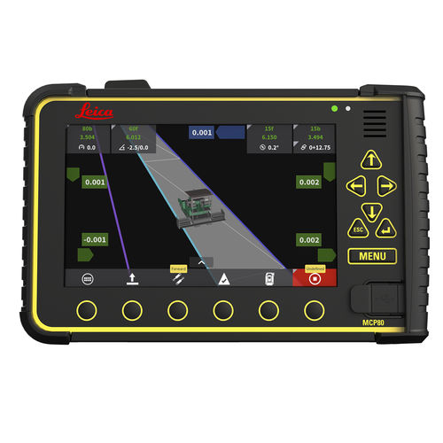 Oberflächenkontrollsystem - iCON pave asphalt - Leica Geosystems - für Einebnungsarbeiten / für Straßenfertiger / 3D