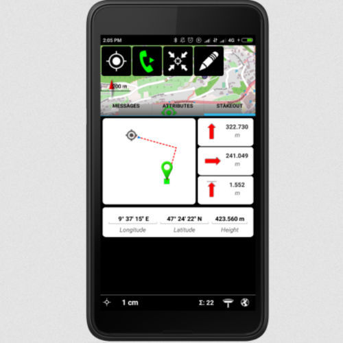 Android-App - Zeno Mobile - Leica Geosystems - Datenerfassung / Datensammel / Datenverwaltung