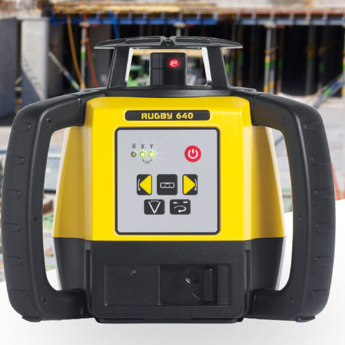 Drehbarer Nivellierlaser - Rugby 640 - Leica Geosystems - automatisch / Steuerung / digital