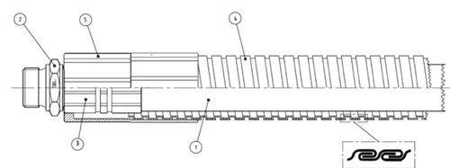 Hydraulikschlauch - GOLDENARMOUR series - MANULI HYDRAULICS - NBR / ölbeständig / schwerentflammbar