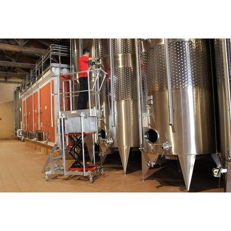 Festinstallierte Hubarbeitsbühne - BEESAFEAGRO - L'Echelle Européenne - rollend / hydraulisch