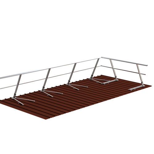 Schutzgeländer für Blechdächer - EEBA-I series - L'Echelle Européenne - Stahl / für Metalldach