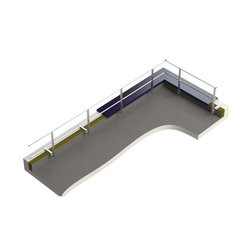 Aluminium-Schutzgeländer - EEZ160 series - L'Echelle Européenne - für Baustellen