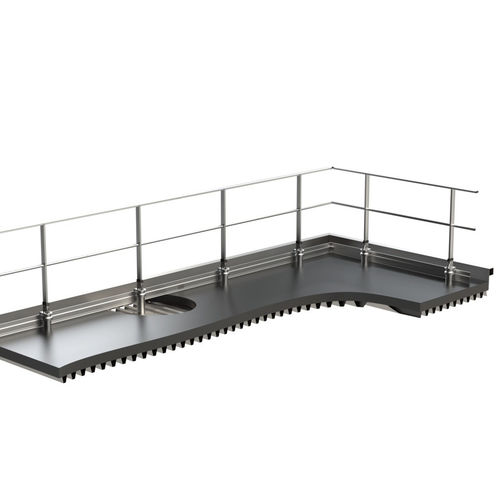 Schutzgeländer für Blechdächer - EEBE-D series - L'Echelle Européenne - Aluminium