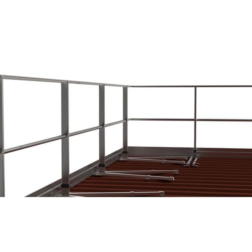 Schutzgeländer für Blechdächer - EEBA-D series - L'Echelle Européenne - Aluminium / für Metalldach