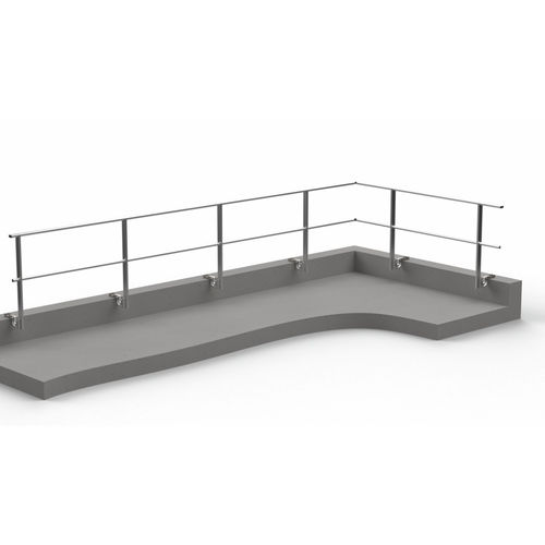 Schutzgeländer für Blechdächer -  EEZ series - L'Echelle Européenne - Aluminium / für Baustellen