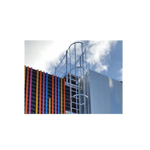 Aluminiumleiter - EECRINOSURMESUR - L'Echelle Européenne - einfach / mit Rückenschutz