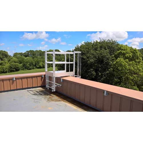 Aluminiumleiter - A0014328 - L'Echelle Européenne - mit Rückenschutz / für Plattform / Sicherheit