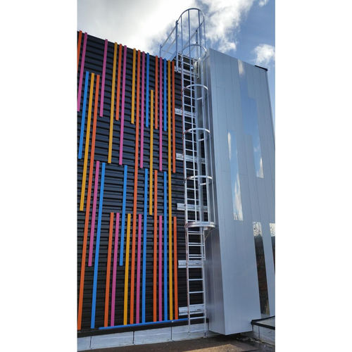 Aluminiumleiter - A0014314 - L'Echelle Européenne - mit Rückenschutz