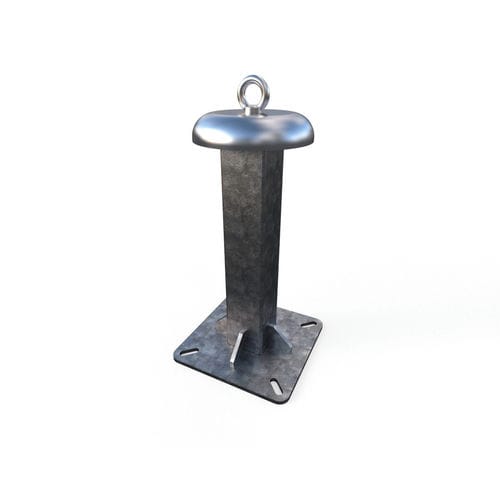 Fallschutzanker / galvanisiertem Stahl - EEHL series - L'Echelle Européenne - aus verzinktem Stahl / für Dach / Beton