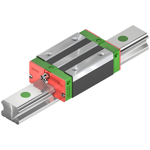 Profilschienen-Linearführung - EG/QE series - HIWIN GmbH - mit vierreihiger Kugelrückführung / 30 mm / für schwere Lasten