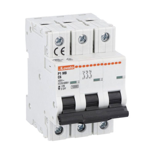 Thermisch-magnetischer Schutzschalter - P1MB1 series - LOVATO ELECTRIC - Strom / modular / Gussgehäuse