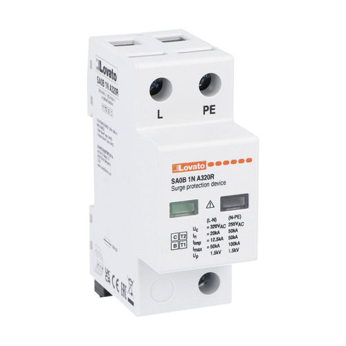 Blitzableiterkasten Typ 1+2 - SA0 series - LOVATO ELECTRIC - für DIN-Schiene / steckbar