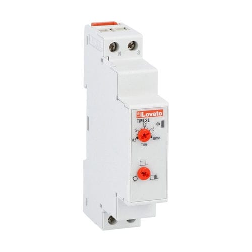 Timer für Treppenumgebungen - TMLSL - LOVATO ELECTRIC - für DIN-Schiene / Licht