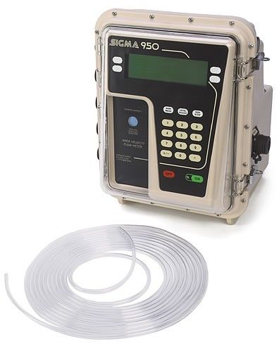 Gasblasen-Durchflussmesser - SIGMA 950 - Hach - Volumen / für Wasser / Clamp-On