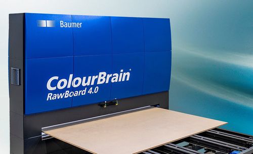 Optische Inspektionsmaschine - ColourBrain® RawBoard 4.0 - Baumer Inspection - Oberflächen / Industrie / automatisch