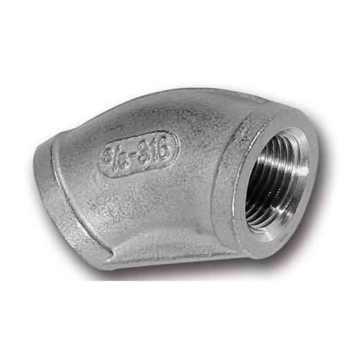 45°-Winkel-Anschluss - GF-132 Rp - Schwer Fittings - hydraulisch / Einschraub / Edelstahl