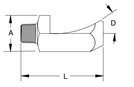 Zerstäubungsdüse - 0.024 - 0.408", max. 150 psi | FP series - BEX - Druckluft / Flachstrahl / mit hoher Strahlkraft