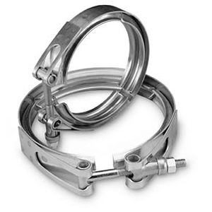Edelstahl-Schlauchschelle - 300 series - Clampco - mit Drehzapfen / V-Profil