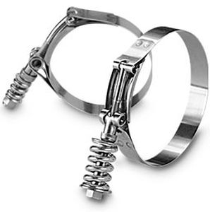 Edelstahl-Schlauchschelle - 94 series - Clampco - Federdruck / T-Bolzen