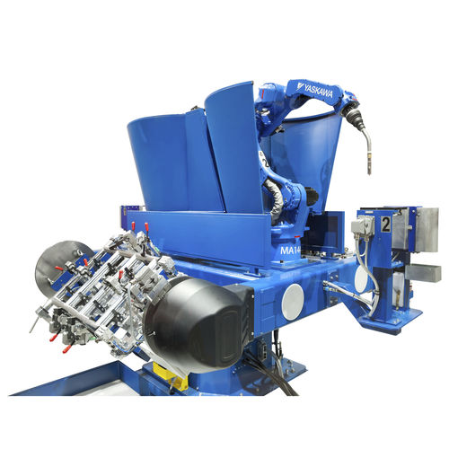 Motorisierter Schweißpositionierer - RWV2 Compact - YASKAWA Europe GmbH - drehbar / 2-Achs / für Roboter