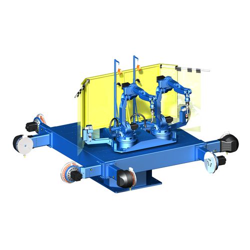 Motorisierter Schweißpositionierer - RWV4 series - YASKAWA Europe GmbH - drehbar / 2-Achs / für Roboter