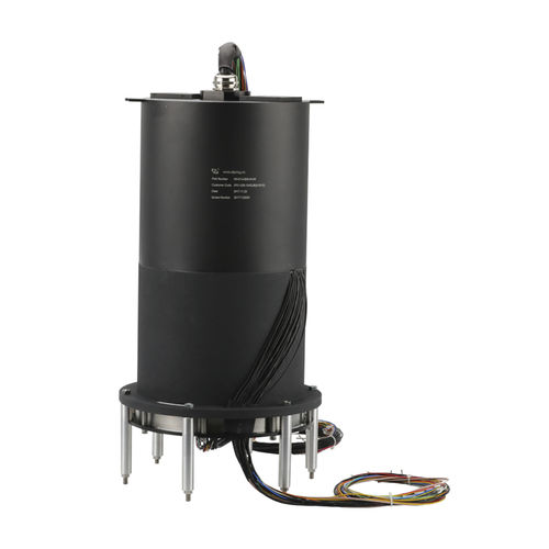 Schleifring zur Leistungs- und Signalübertragung - HH-E14-S50-N-V4 - JINPAT Electronics Co., Ltd. - für CAN-Bus / hydraulisch / Hohlwelle