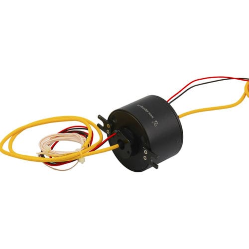 Elektro-optischer Schleifring - LPT000-0203-FO01 - JINPAT Electronics Co., Ltd. - Lichtleiter / mit Durchgangsbohrung / Aluminium