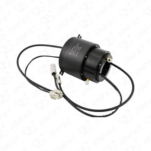 Drehdurchführung für Gas - LPT080-0220-05S-01A - JINPAT Electronics Co., Ltd. - für die Gasindustrie / Aluminium / mit Schleifring