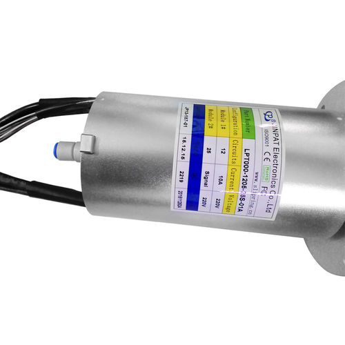 Schleifring mit Vollwelle - LPT000-1205-25S-01A - JINPAT Electronics Co., Ltd. - für Industrieanwendungen / anodisiertes Aluminium / IP54