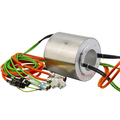 Schleifring mit Durchgangsbohrung - LPT130-0830-16S - JINPAT Electronics Co., Ltd. - für Industrieanwendungen / Edelstahl / IP65