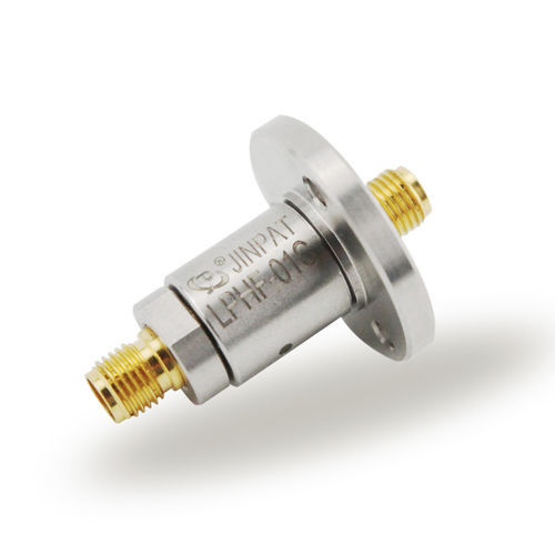 Hybrider Schleifring - LPHF-01C - JINPAT Electronics Co., Ltd. - Edelstahl / mit koaxialem RF-Steckverbinder