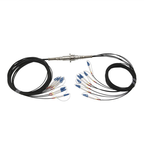 Elektro-optischer Schleifring - LPFO-07N-A - JINPAT Electronics Co., Ltd. - mit Vollwelle / Edelstahl / Glasfaser-Drehverbindung