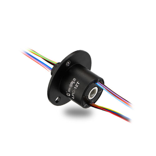 Elektrischer Schleifring - LPC-12T - JINPAT Electronics Co., Ltd. - Ethernet / mit Durchgangsbohrung / hochauflösend