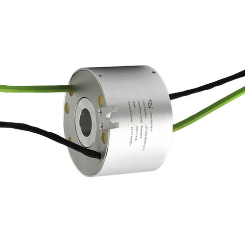 Schleifring für CAN-Bus - LPT025-0405-04S - JINPAT Electronics Co., Ltd. - Durchgangsbohrung / für medizinische Geräte / Aluminiumlegierung