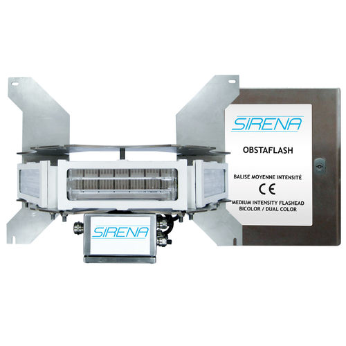 Beleuchteter Melder - OBSTAFLASH LED 180° - SIRENA S.p.A. - IP66