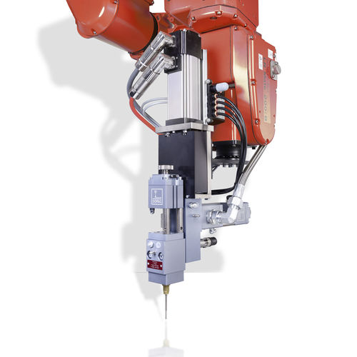 Mischer-Dispenser / für Flüssigkeiten - vectodis - DOPAG - Metering, Mixing and Dispensing Technology - Kolben / für die Automobilindustrie / für die Elektronik