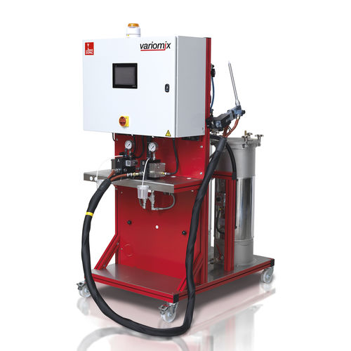 Mischer-Dispenser / Kolben - variomix - DOPAG - Metering, Mixing and Dispensing Technology - für zähflüssige Medien / für abrasive Fluide / für Silikon