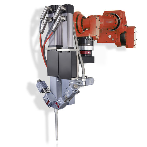 Mischer-Dispenser / Kolben - vectomix - DOPAG - Metering, Mixing and Dispensing Technology - für Silikon / für Epoxidharz / für Polyurethan-Klebstoff
