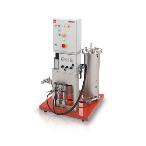 Mischer-Dispenser / Kolben - economix - DOPAG - Metering, Mixing and Dispensing Technology - für Medien mit durchschnittlicher Viskosität / für Silikon / für Epoxidharz