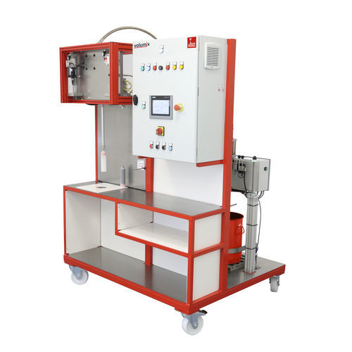Misch- und Dosieranlage / Klebstoff - volumix - DOPAG - Metering, Mixing and Dispensing Technology - mit Kolbenpumpe / für die Raumfahrtindustrie / Zweikomponenten