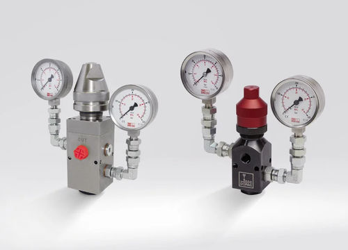 Druckregler für Chemikalien - lubriLine - DOPAG - Metering, Mixing and Dispensing Technology - Membran / Kolben / einstufig