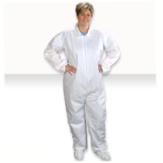 Wasserdichter Overall - ComforTech® CV-J4 series - ALPHA PRO TECH - für Frauen / weiß / mit Kapuze
