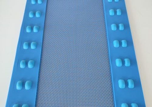 Maschendraht-Förderband - Ultrascreen PRO 2000 - AMMERAAL BELTECH - PVC / Polyesternetz / mit Zahnung