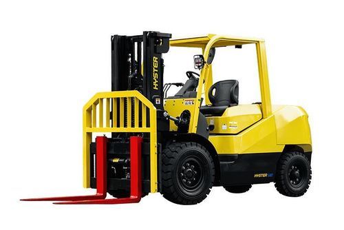 Elektrischer Gabelstapler - J4.0-5.0XTLG - HYSTER - Sitz / für Außenbereich / für Materialumschlag